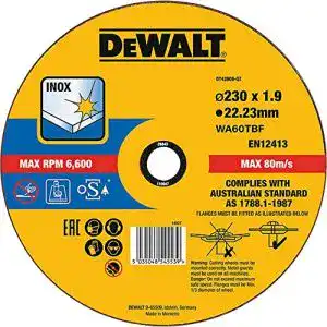 Trennscheibe 230 Metall DEWALT DT43909-QZ flach 230×1,9mm
