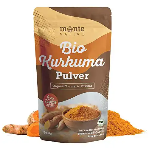 Bio-Kurkuma-Pulver Monte Nativo Bio Kurkuma Pulver 1kg