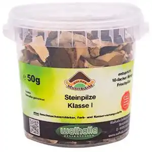 Getrocknete Steinpilze Walhalla Delikatessen Steinpilze Klasse 50g