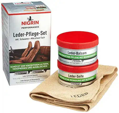 Lederpflege-Set NIGRIN Performance Leder-Pflege, 2x250ml