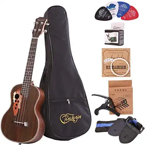 Tenor-Ukulele Paisen 26 Zoll Tenor Palisander Classic Ukulele Set