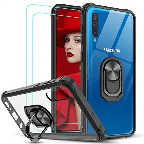 Samsung-Galaxy-A50-Hülle LeYi, Hülle mit Panzerglas Schutzfolie