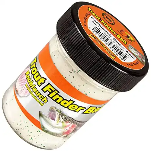 Forellenteig FTM Knoblauch schwimmend 50g Forellenpaste
