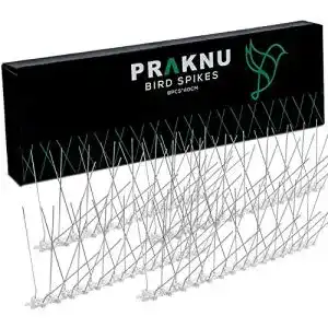 Taubenabwehr Praknu Spikes aus Edelstahl 320cm | 4 Reihig