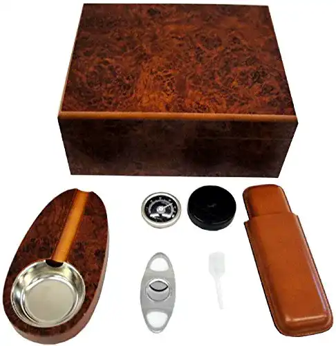 Angelo-Humidor Angelo Humidor Set Braun