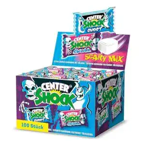 Kinderkaugummi Center Shock Scary Mix mit 100 Kaugummis