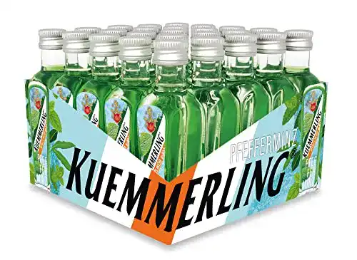 Pfefferminzlikör Kuemmerling Pfefferminz 21 Prozent vol., 25 x