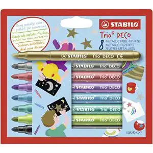 Glitzerstifte STABILO Metallic-Filzstift mit robuster XL-Spitze