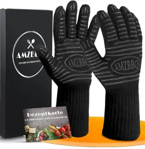 Grillhandschuhe AMZBBQ ® Premium, hitzebeständig bis 500 Grad