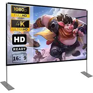Rahmenleinwand HOIN Projektion Leinwand mit Stand 100 Zoll