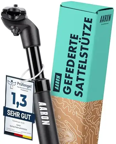 Gefederte Sattelstützen AARON Spring Federsattelstütze 27,2 mm
