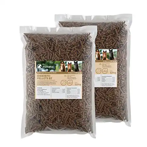 Bierhefe Pferd Makana, mit Leinkuchen und Bierhefe, 2 x 1,5 kg