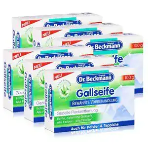 Gallseife Dr. Beckmann 100g Stück Gezielte Fleckentfernung, 6er