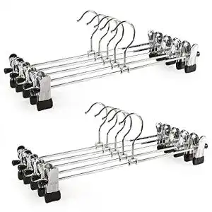 Hosenbügel ARLYSING 33cm Chrom Metall 10 Stück