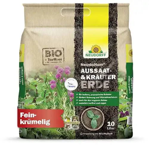 Anzuchterde Neudorff – NeudoHum Aussaat- & Kräutererde 10 l