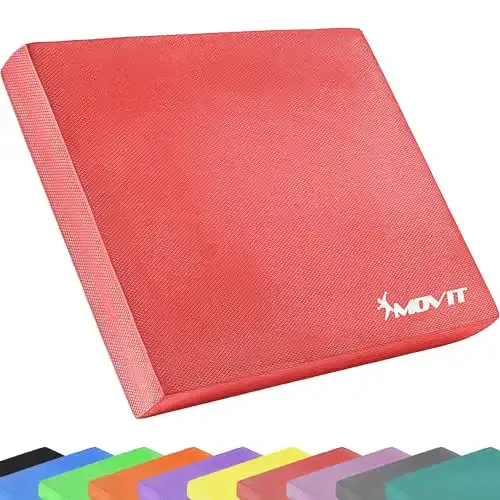 Balance-Pad Movit ® Balance Pad Sitzkissen rot mit Elastic Tapes