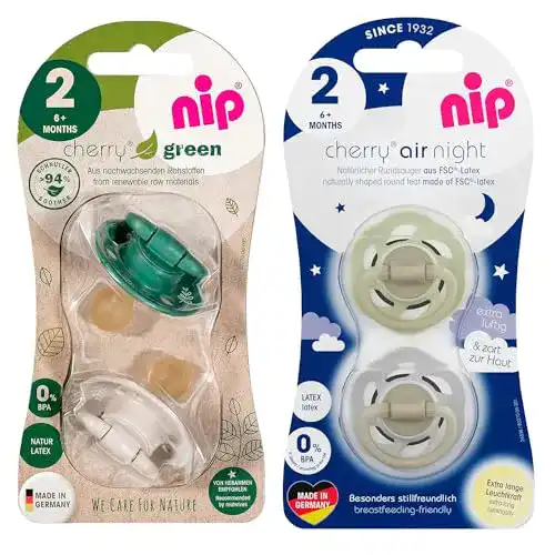 Die beste nip-Schnuller nip Cherry Rundsauger Schnuller Day & Night Boy 2026 Test Bestseller nip-Schnuller nip Cherry Rundsauger Schnuller Day & Night Boy