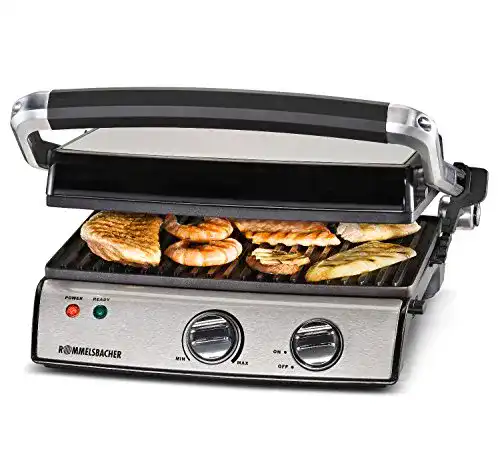 Kontaktgrill Rommelsbacher KG 2020 KG 2020, Edelstahl