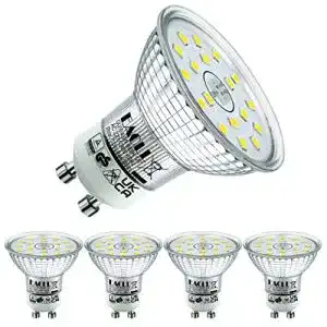 GU10-LED kaltweiß EACLL GU10 LED Kaltweiss 4.9W Ersetzt 75W