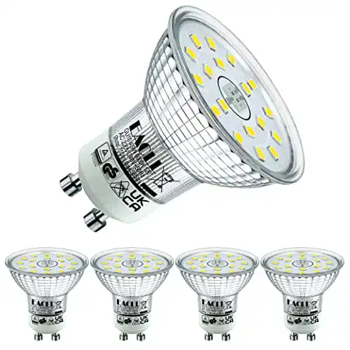 GU10-LED kaltweiß EACLL GU10 LED Kaltweiss 4.9W Ersetzt 75W