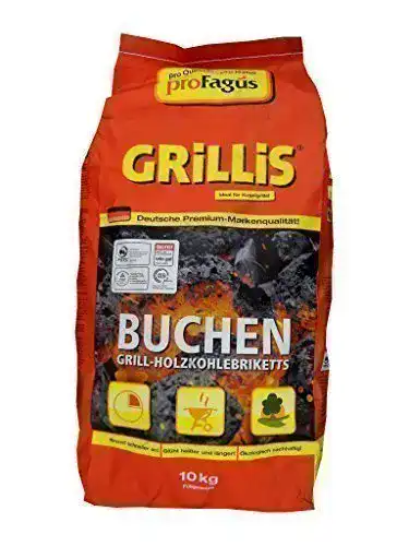 Grillbrikett Profagus 10 kg – Holzkohlebriketts Grillis Sommerhit