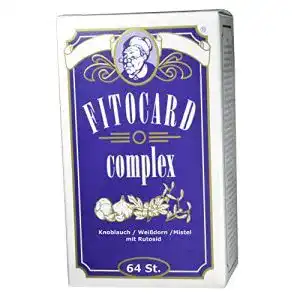 Knoblauch-Mistel-Weißdorn-Kapseln Fitocard, 64 Kapseln