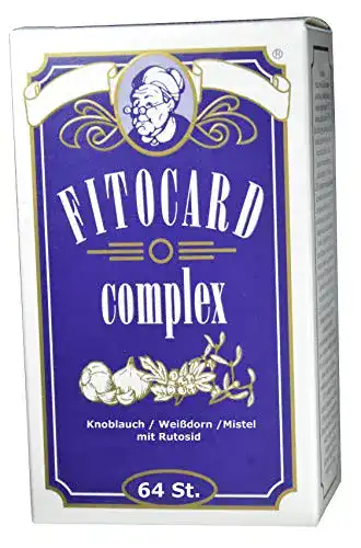 Knoblauch-Mistel-Weißdorn-Kapseln Fitocard, 64 Kapseln