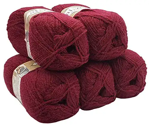 Alpakawolle Alpaka Royal 5 x 100 Gramm Alize Strickwolle