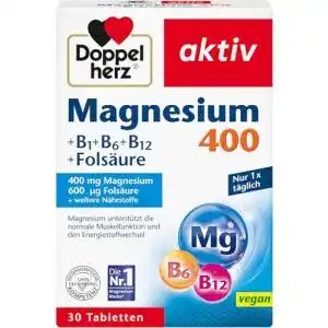 Magnesium-Tabletten Doppelherz Magnesium 400, 30 Tabletten