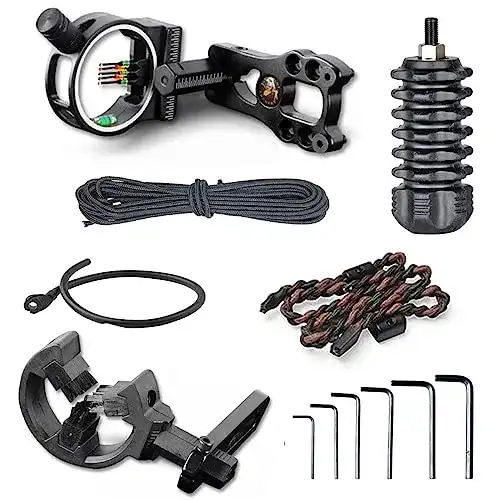 Compoundbogen-Visier MILAEM Bogenschießen Compoundbogen Zubehör Set