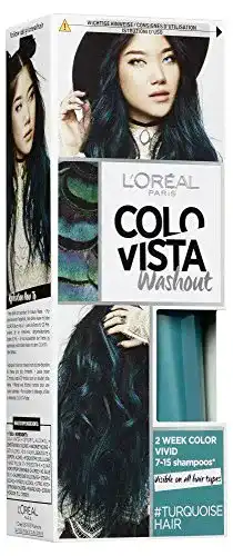 blaue Haarfarbe L’Oréal Paris Colovista 2-Week-Wash-Out Nr. 10