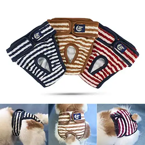 Die beste Hundewindeln Namsan Hunde Windeln 3 Stück Waschbar 2026 Test Bestseller Hundewindeln Namsan Hunde Windeln 3 Stück Waschbar