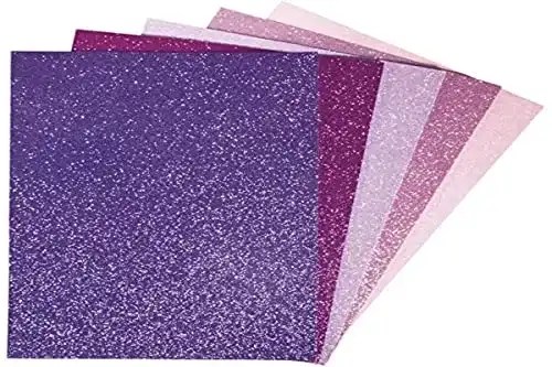 Moosgummi Rayher 75439999 Platten Glitter, selbstklebend