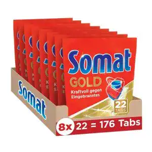 Spülmaschinentabs Somat Gold Spülmaschinen Tabs, 176 Tabs