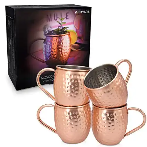 Moscow-Mule-Becher Navaris Moscow Mule Becher 4er Set