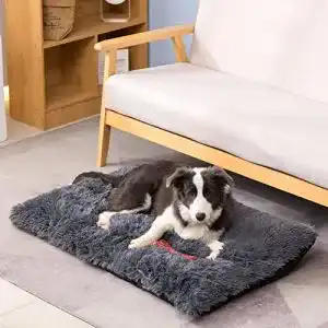 Hundebett Plüsch Verla 100x70x10cm, abnehmbarer Bezug