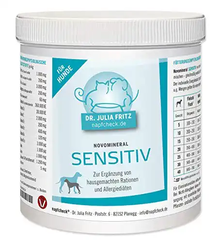 Hunde-Vitamine napfcheck Novomineral Sensitiv, 500 g