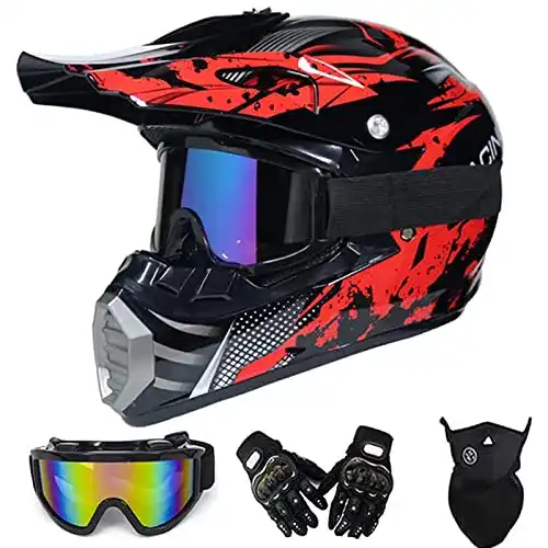 Crosshelm (Kinder) VOMI Motorradhelm Motocross Helm Kinder
