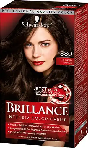 Haarfarbe dunkelbraun Brillance SCHWARZKOPF Intensiv-Color