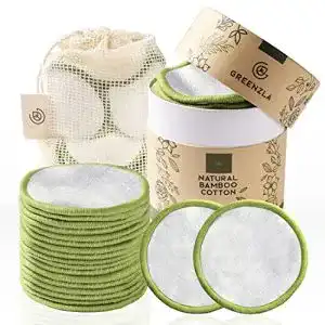 Wiederverwendbare Wattepads GREENZLA waschbar (20 Stück)