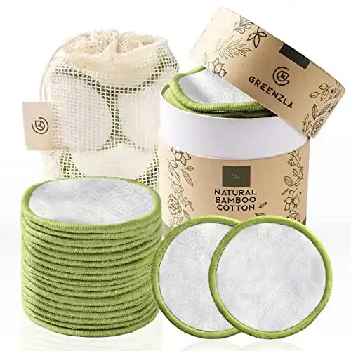 Wiederverwendbare Wattepads GREENZLA waschbar (20 Stück)