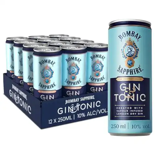 Bombay-Sapphire-Gin Bombay Sapphire ready to Drink Dose, 12er