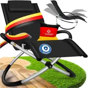 Aluminium-Sonnenliege KESSER ® Relaxliege Liegestuhl