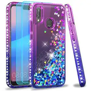 Huawei-P20-Lite-Hülle LeYi Hülle Huawei P20 Lite/Nova 3E Glitzer