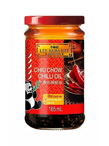 Chiliöl Lee Kum Kee Chili Öl Chiu Chow, pikant, sehr scharf, 165 ml
