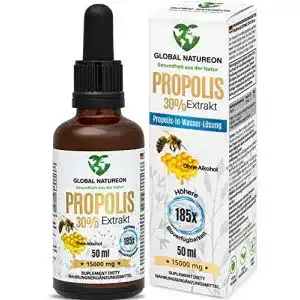 Propolis-Tropfen GLOBAL NATUREON ® Propolis-in-Wasser-Lösung