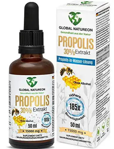Propolis-Tropfen GLOBAL NATUREON ® Propolis-in-Wasser-Lösung