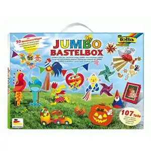 Bastelset folia 50915/1 Jumbo Bastelkoffer mit 107 Teilen