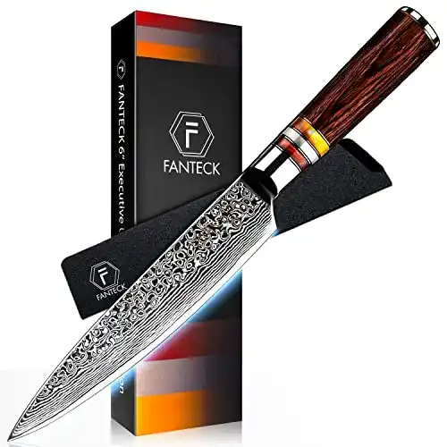 Damast-Küchenmesser F FANTECK FANTECK 16cm Küchenmesser
