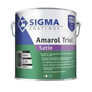 Fensterlack Unbekannt SIGMA Amarol Triol Satin 2,5 Liter Weiß